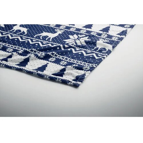 Rpet-fleecedeken 190gr/m² Tosti blauw