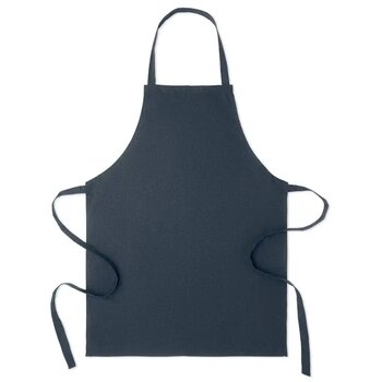 Schort van gerecycled katoen Sous colour marineblauw Schort van gerecycled katoen Sous colour marineblauw