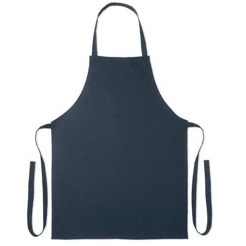 Schort van gerecycled katoen Sous colour marineblauw