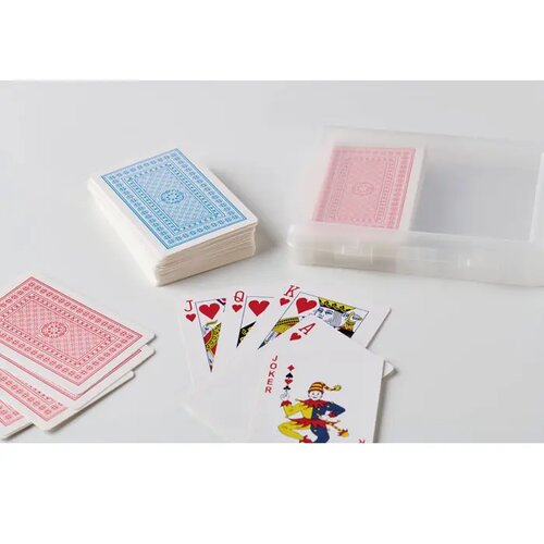 Set klassieke speelkaarten Playcard transparant