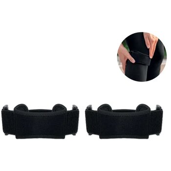 Set van 2 sport-kniebandages Stabil zwart Set van 2 sport-kniebandages Stabil zwart