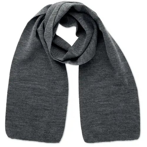 Sjaal van rpet polyester Rafy wit/zwart