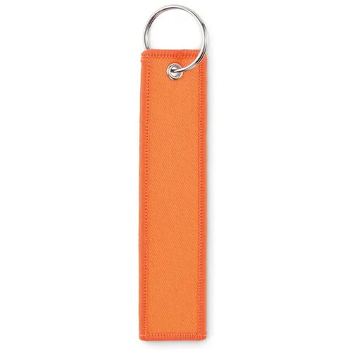 Sleutelhanger "remove before fl Takeoff neon oranje