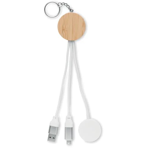 Sleutelhanger met 4-in-1 60w ka Bule wit