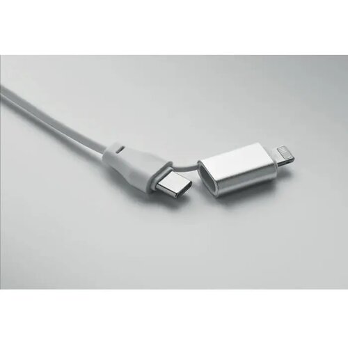 Sleutelhanger met 4-in-1 60w ka Bule wit
