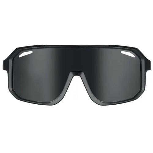 Sport zonnebril uv400 Flash Zwart