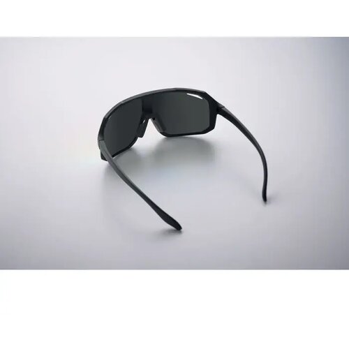 Sport zonnebril uv400 Flash Zwart