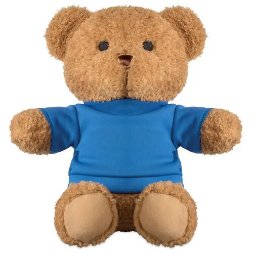 Teddybeer met t-shirt 23cm Jackie blauw