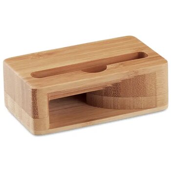 Telefoonstandaard versterker Caracol hout Telefoonstandaard versterker Caracol hout
