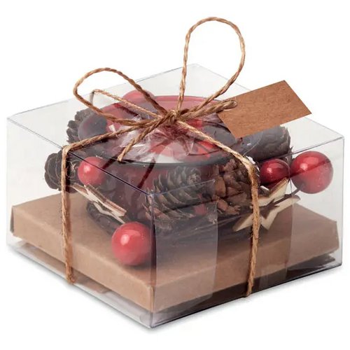 Theelichthouder Bougie rood