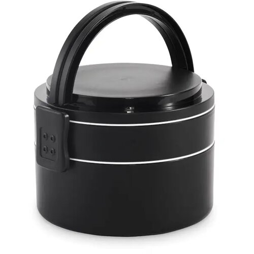 Twee-laagse lunchbox Ensala Zwart