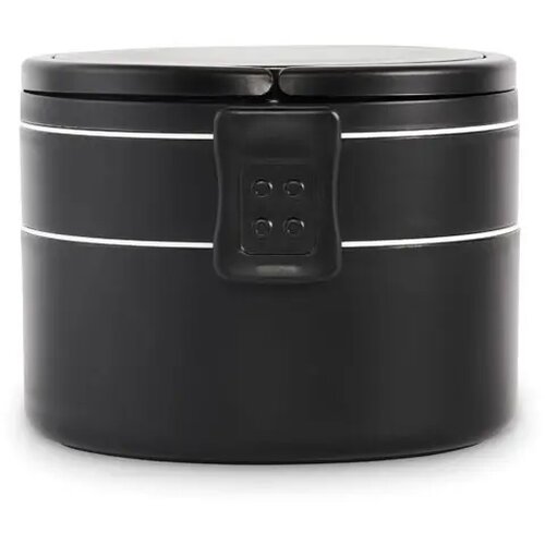 Twee-laagse lunchbox Ensala Zwart