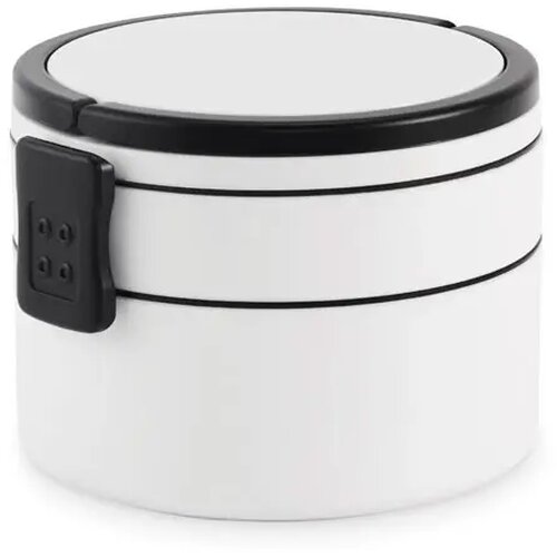 Twee-laagse lunchbox 950ml Ensala wit