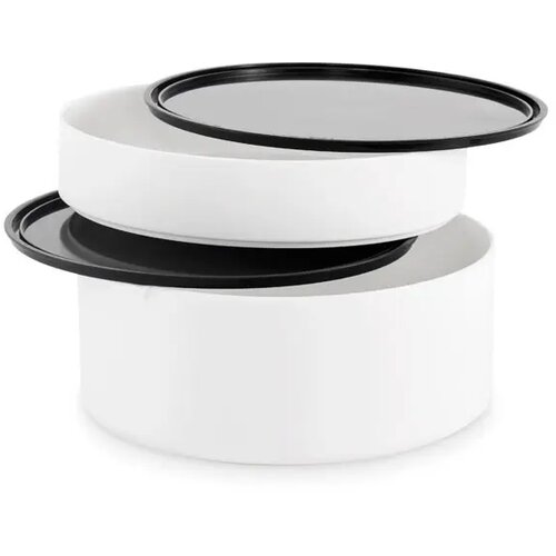 Twee-laagse lunchbox Ensala Wit