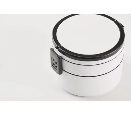 Twee-laagse lunchbox Ensala Wit