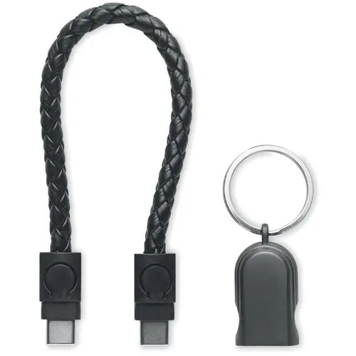 Type-c lus kabel sleutelhanger Fauleti loop zwart