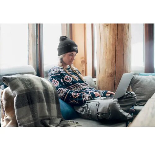 Unisex muts rpet polyester Capnit Zwart