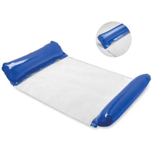 Waterhangmat opblaasbaar Hamafloat royal blauw