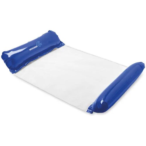 Waterhangmat opblaasbaar Hamafloat royal blauw