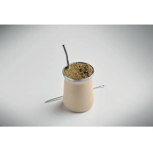 Yerba maté theekopje Miyerba beige