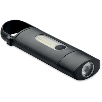 Zakformaat cob zaklamp Bluz zwart