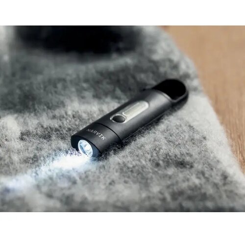 Zakformaat cob zaklamp Bluz zwart