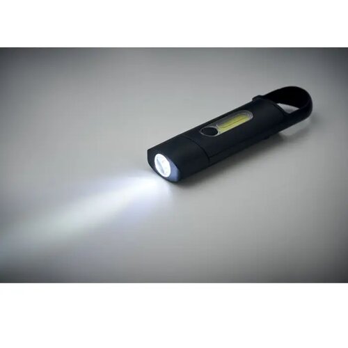 Zakformaat cob zaklamp Bluz zwart