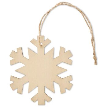Boomhanger sneeuwvlok Neuy hout Boomhanger sneeuwvlok Neuy hout