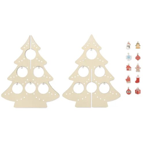 Houten kerstboom decoratie Silueta hout