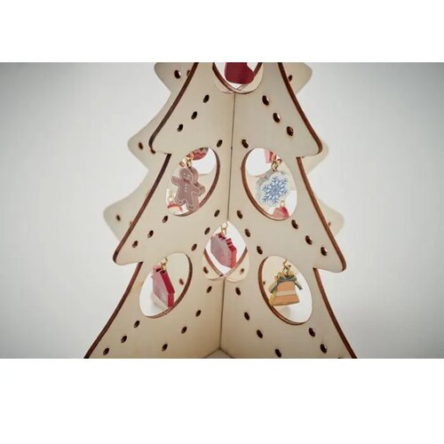 Houten kerstboom decoratie Silueta hout