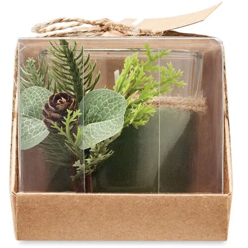 Kerst kaars Forest groen