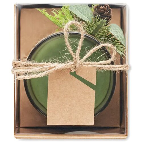 Kerst kaars Forest groen
