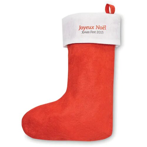 Kerstsok Nobo rood