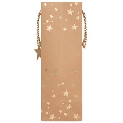 Kraftpapieren geschenkzak Sparkle goud