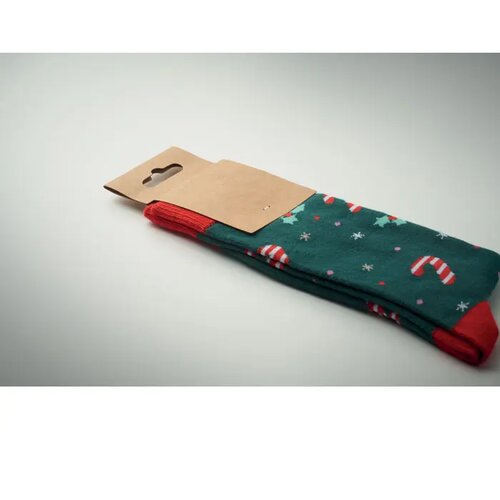 Paar kerstsokken l Soc large groen