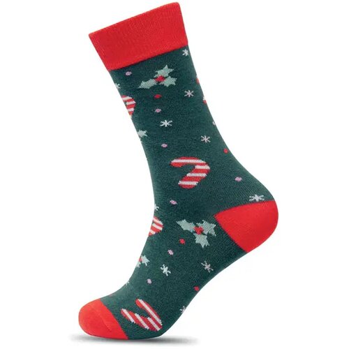 Paar kerstsokken m Soc medium groen
