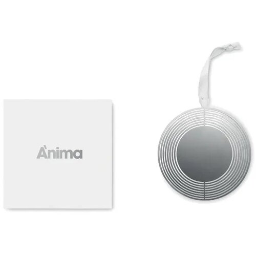 Ronde kerstdecoratie Buno zilver