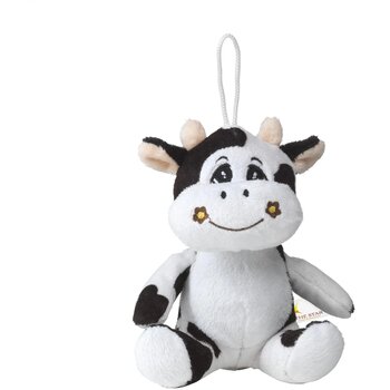 Animal Friend Cow Knuffel Zwart/Wit