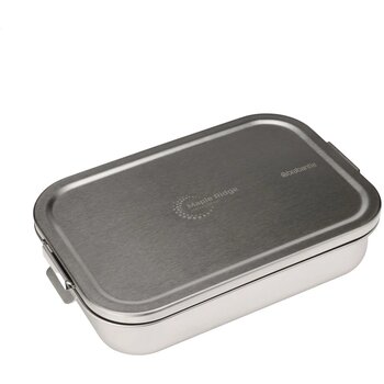 Brabantia Make & Take Bento Lunchbox Large 2 L Zilver Brabantia Make & Take Bento Lunchbox Large 2 L Zilver