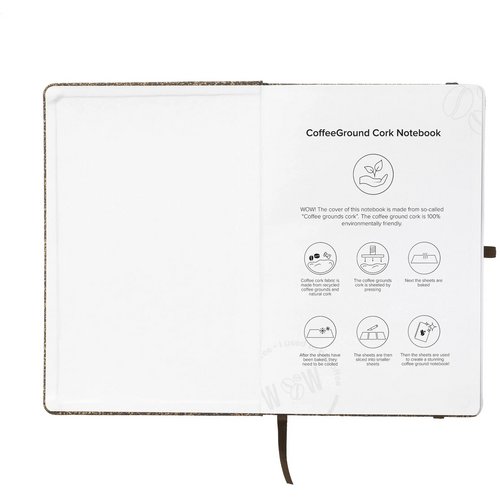 Coffeeground Cork Notebook A5 Notitieboek
