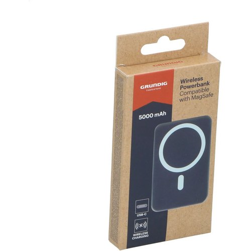 Grundig Wireless Magnetic Powerbank Mini 5000Mah