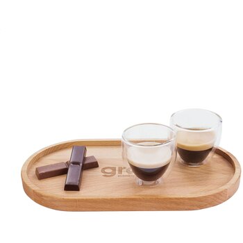 Harmony Serving Tray Ovaal Bruin