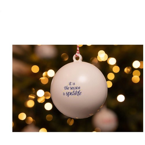 Kerstbal Ø7Cm Recycled Pp Box - Made In Europe