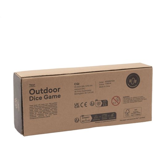 Outdoor Dice Game Dobbelspel
