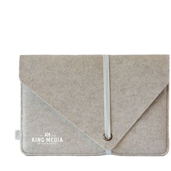 Recycled Felt Laptop Sleeve 15/16" Taupe