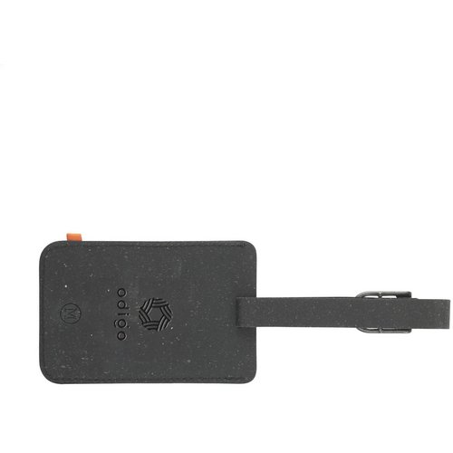 Recycled Leather Luggage Tag Bagagelabel