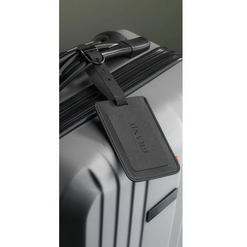 Recycled Leather Luggage Tag Bagagelabel