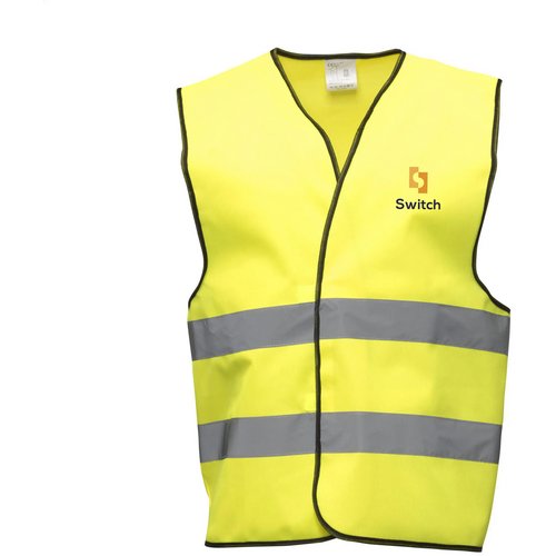 Safety Reflex Vest Veiligheidsvest Fluo Geel