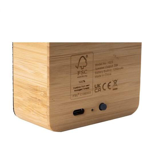 Sonido 5W Bamboo Wireless Speaker Draadloze Speaker