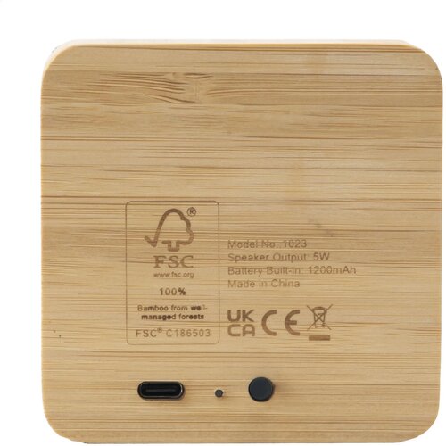Sonido 5W Bamboo Wireless Speaker Draadloze Speaker